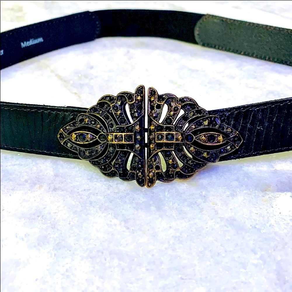 Fossil Art Deco vintage belt